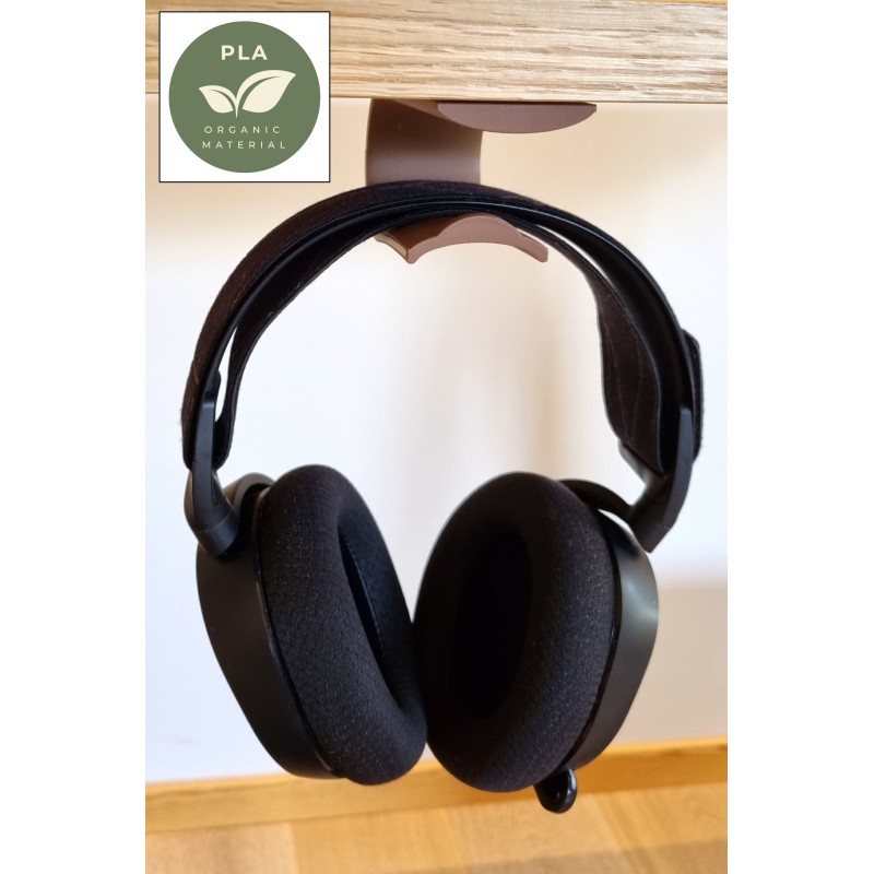 Hörlurshållare för underbord / hylla