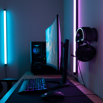 Hörlurar väggfäste