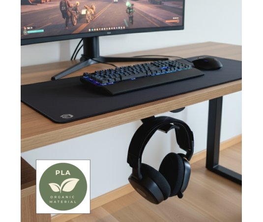 Hörlurshållare för underbord / hylla