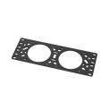 10" rack 80mm fläktplatta