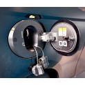 Fiat 500e laddluckeskydd